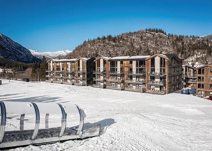 Modern Ski-in-ski-out In Lägenhet Hemsedal